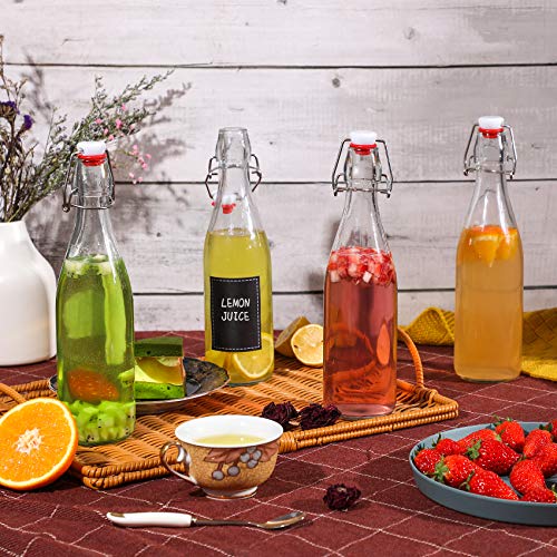 16 OZ Swing Top Glass Bottles, Set of 8 X45091