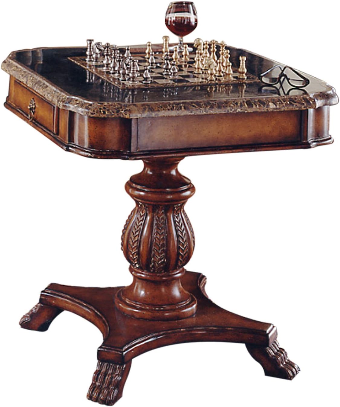 2-Drawer Wood Game Table X825014