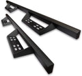 Fine Texture Black Running Boards (2pcs) F378