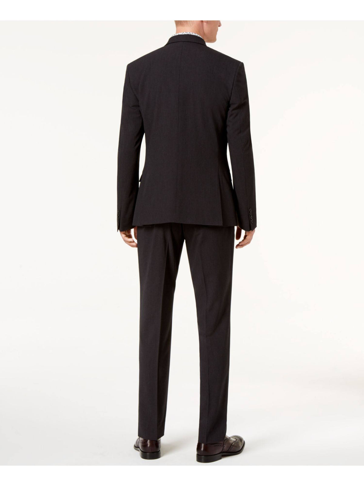 Black Modern Fit Two-Button Suit X2145