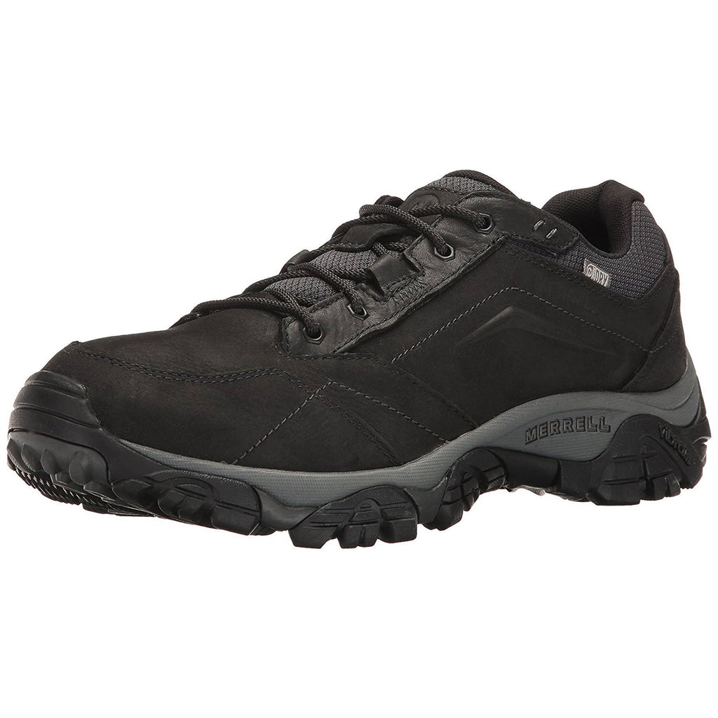 Black Wide Waterproof Lace Shoes Q996