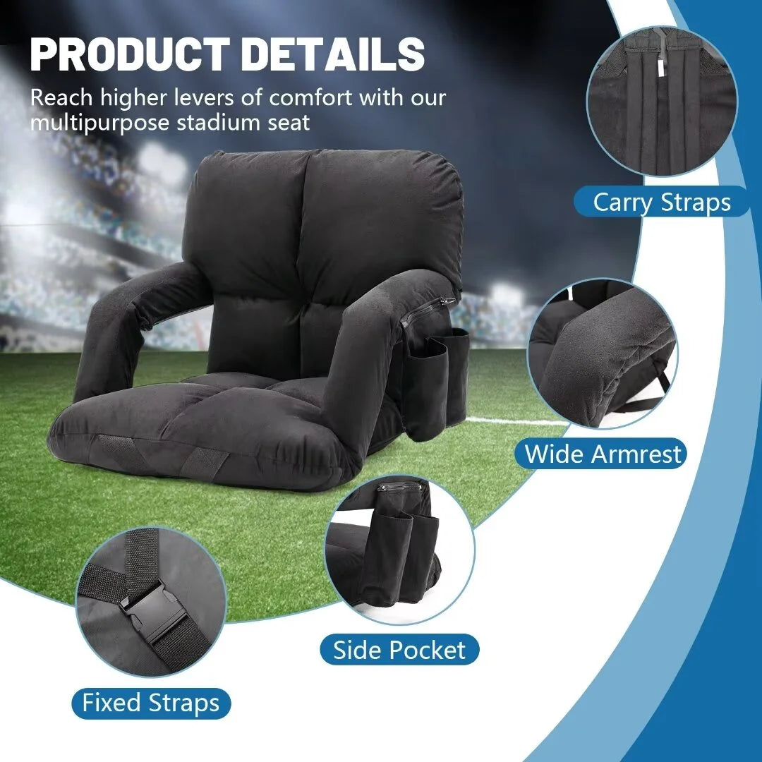 Heated Stadium Seats with Back Support T57910