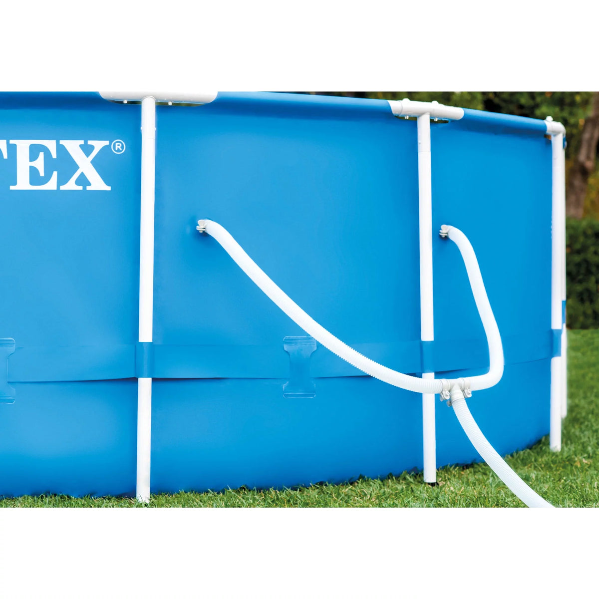 12'x30 Metal Frame Swimming Pool with Filter Pump Y9037