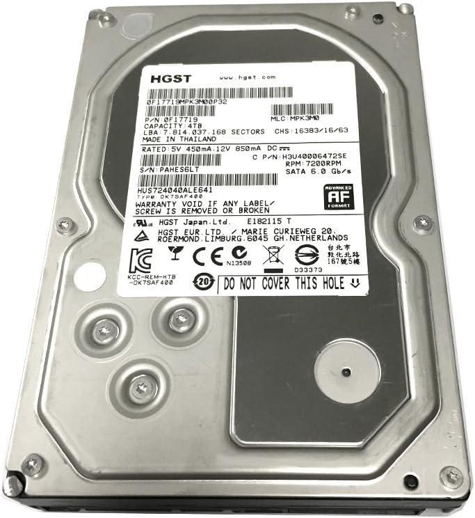 4TB 7200RPM SATA 6.0Gb/s 3.5inch Internal Hard Drive L715