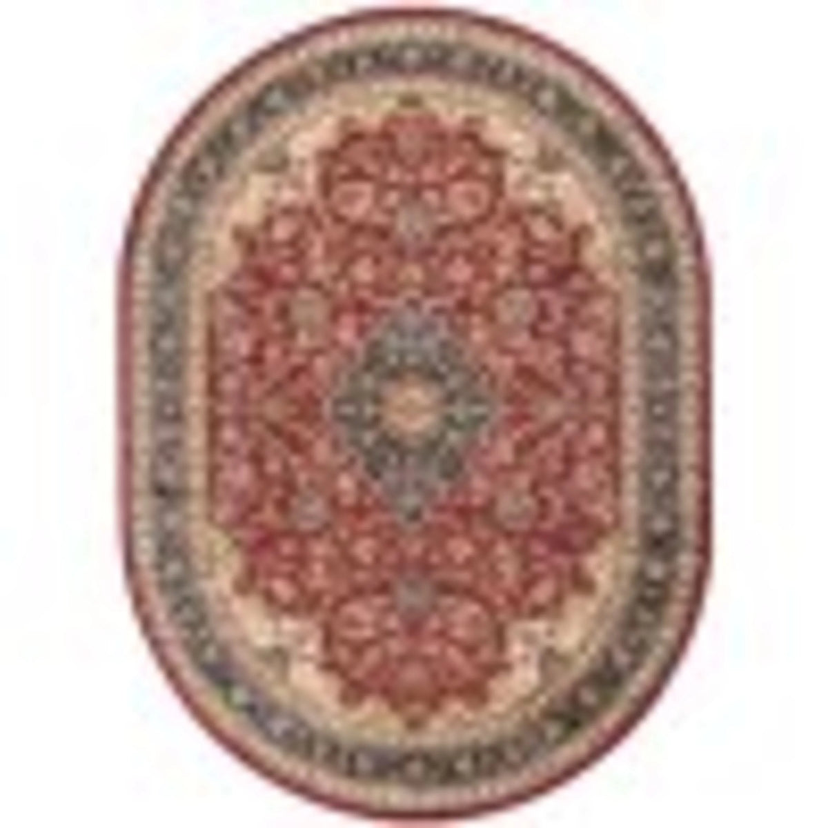 5x8 Oval Red Area Rug O49603