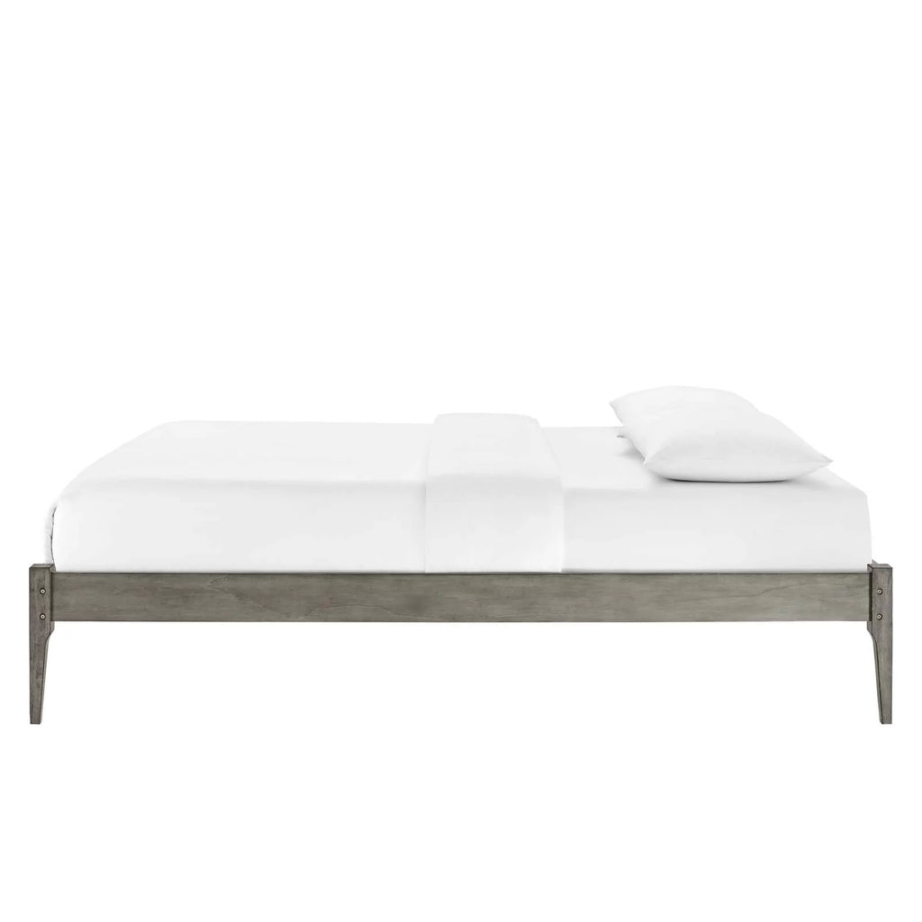 Twin Size Wood Platform Bed Frame S913607
