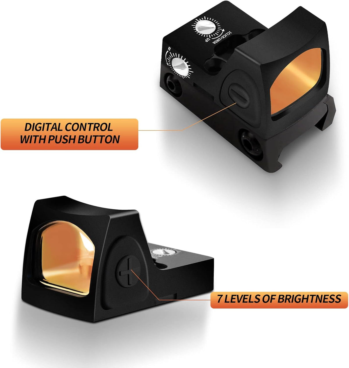 3 MOA Red Dot Sight with Picatinny Mount Plates M2882