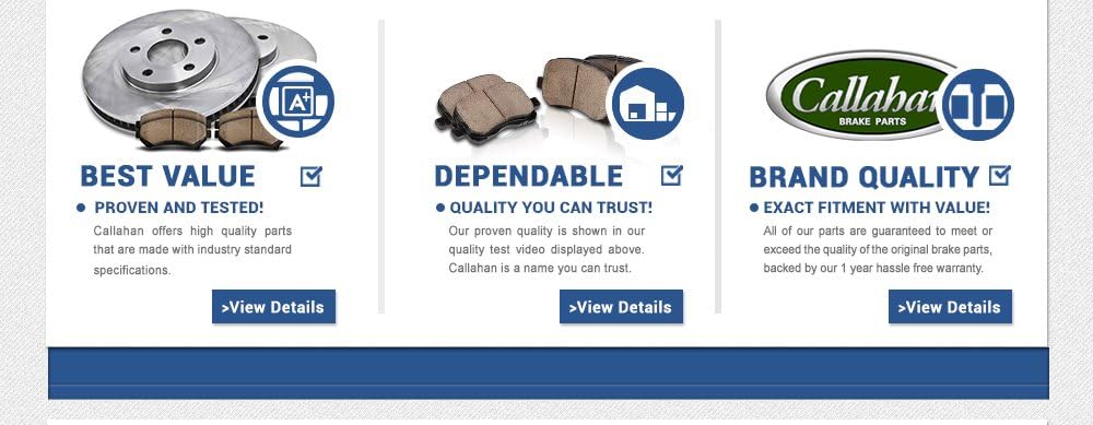 Brake Disc Rotors and Metallic Brake Pads G551