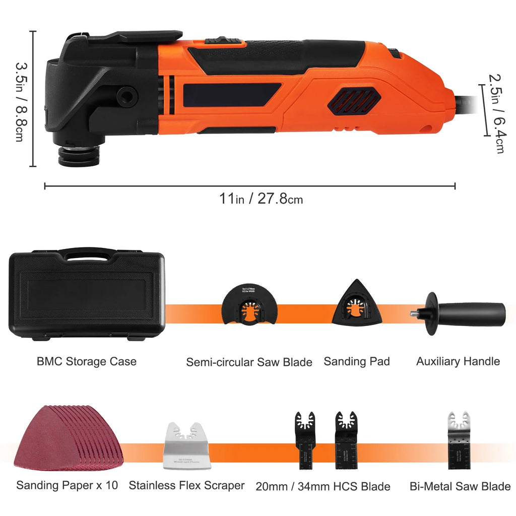 Oscillating Multi Tool 6 Variable Speeds L414213