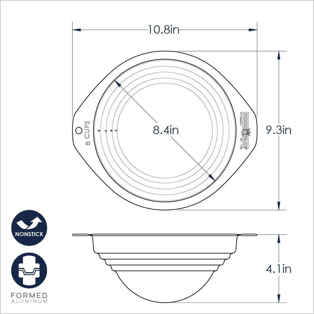 8 Cup Nonstick Double Boiler A95477