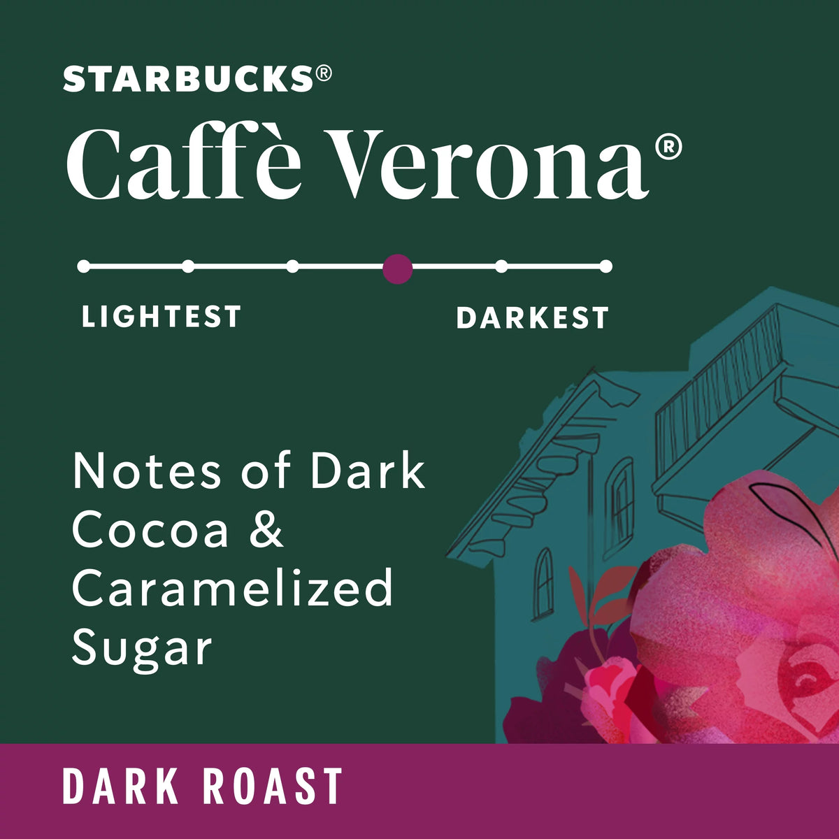 Dark Roast Whole Bean Arabica Coffee 18 oz U74322