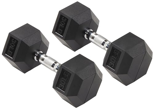Rubber Encased Hex Dumbbell G36773