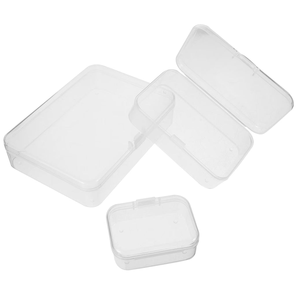 28 Pcs Clear Plastic Storage Bins O750
