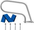 Stainless Steel Pool Hand Rail with Blue Grip Cover M527