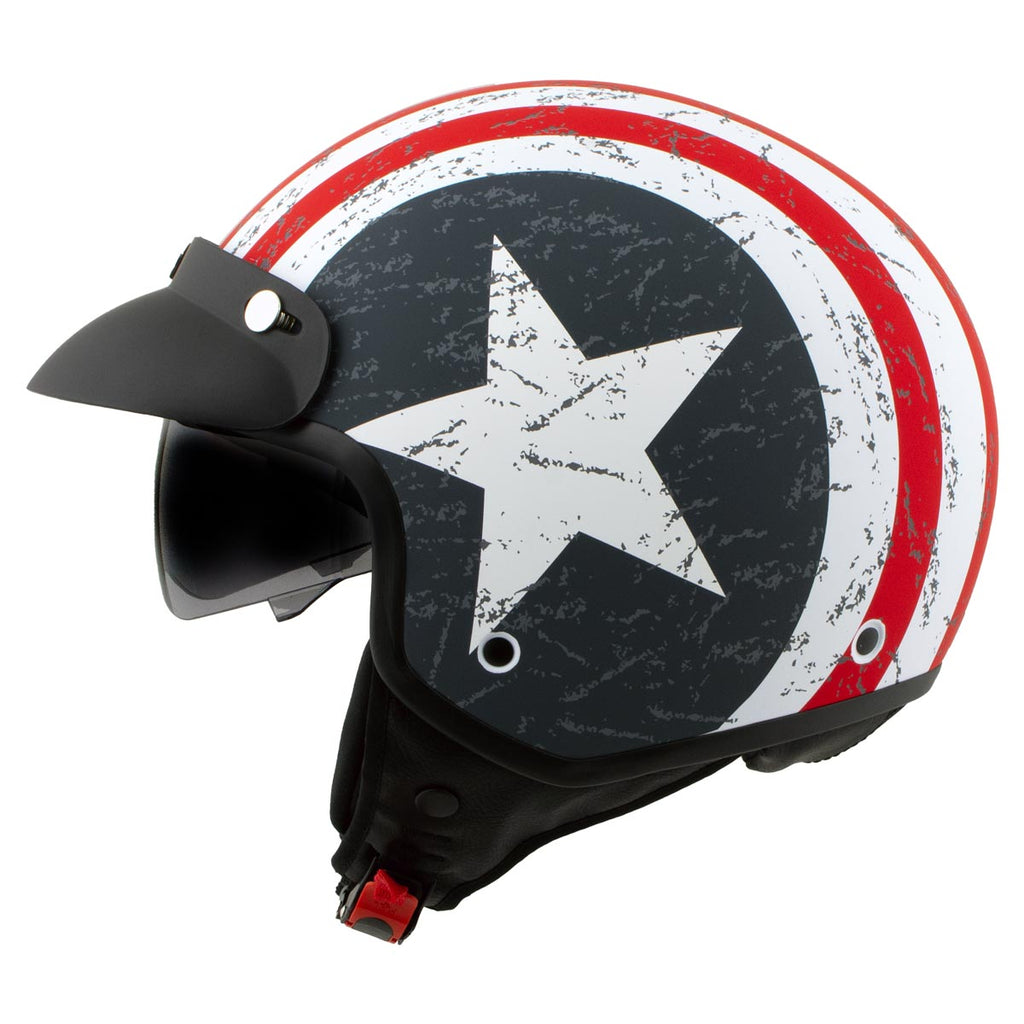 Large Open Face Motorcycle Helmet O973103