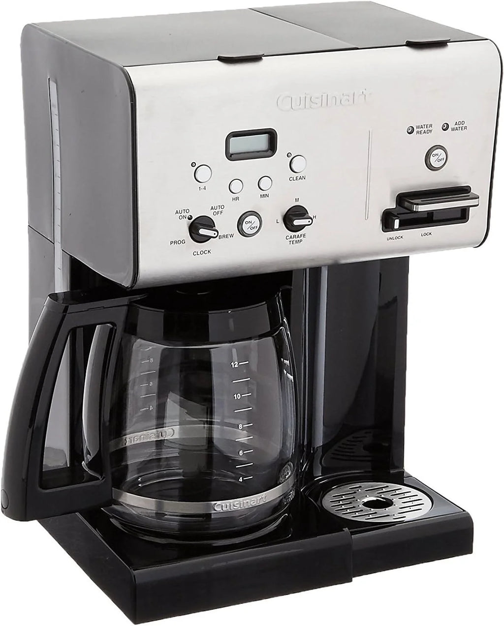 Open Box 12-Cup Black Stainless Coffee Maker C678547