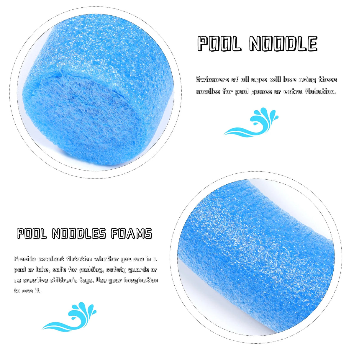 Swimming Stick Water Noodles Pool Toys Foam Cylinder B427