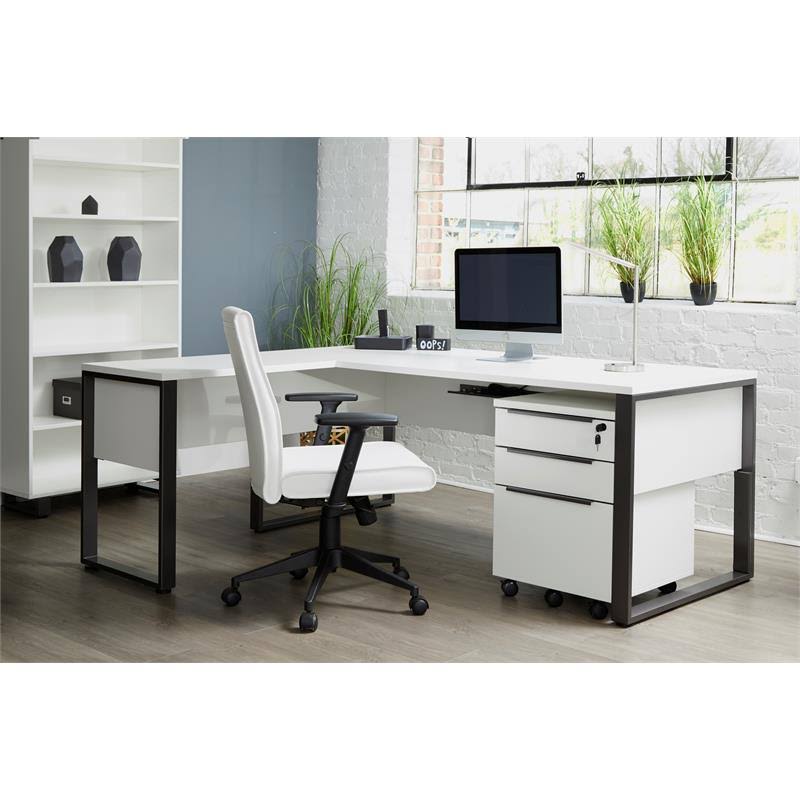 White Bookcase L77285