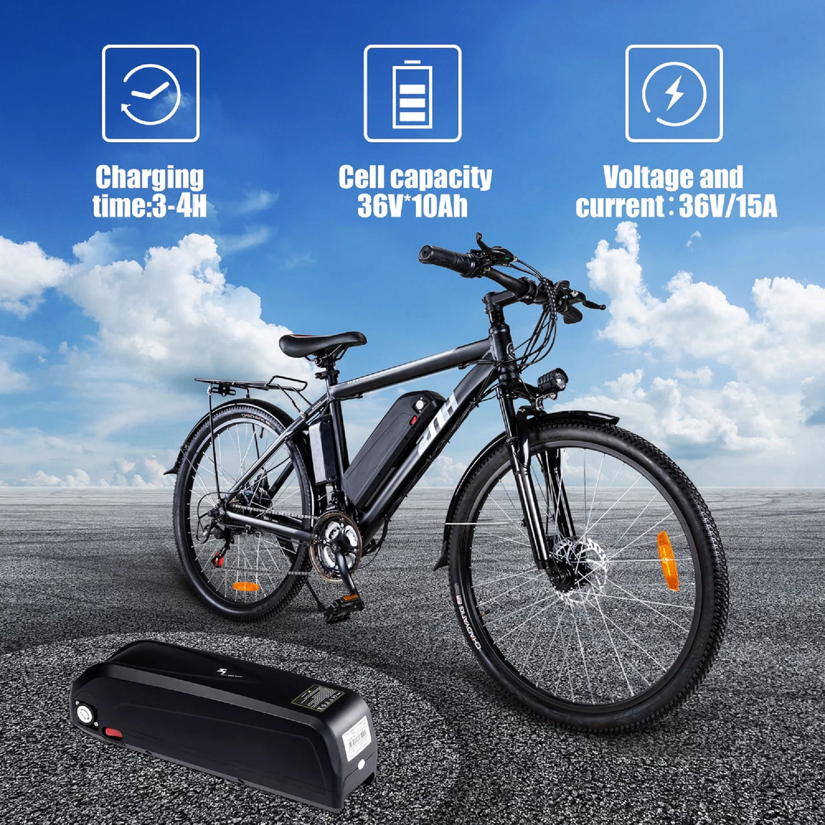 350W 21-Speed Electric Mountain Bike I729