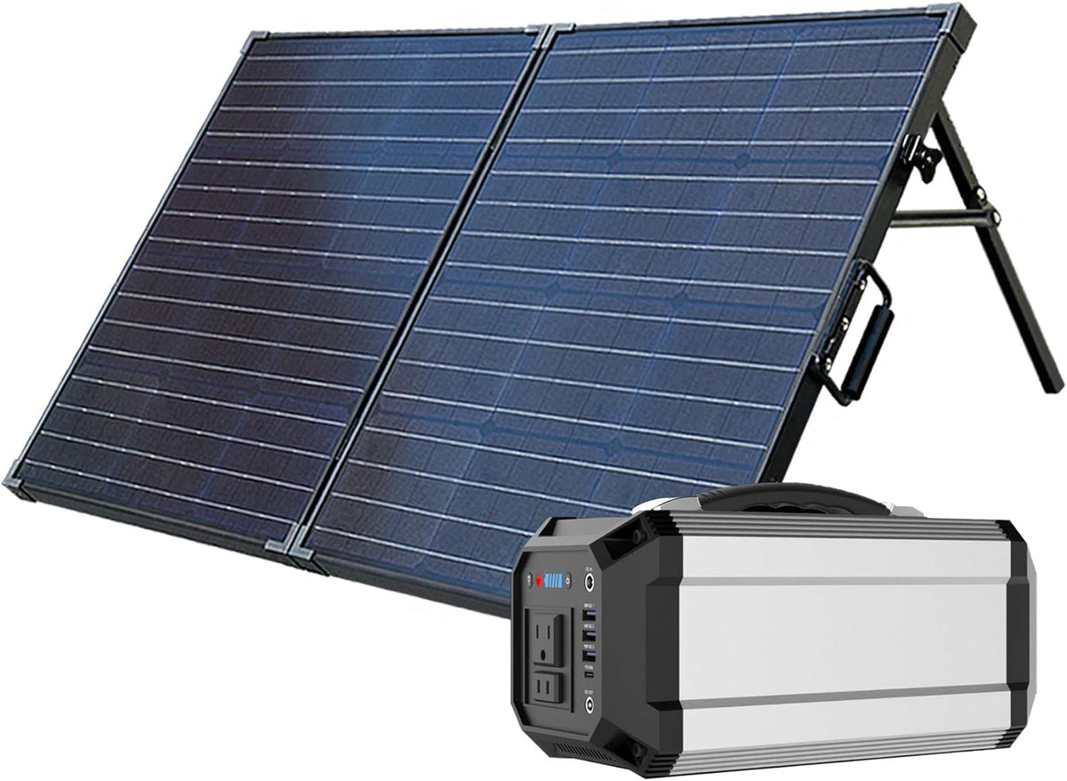 Solar Power Station with 100W Foldable Solar Panel T378