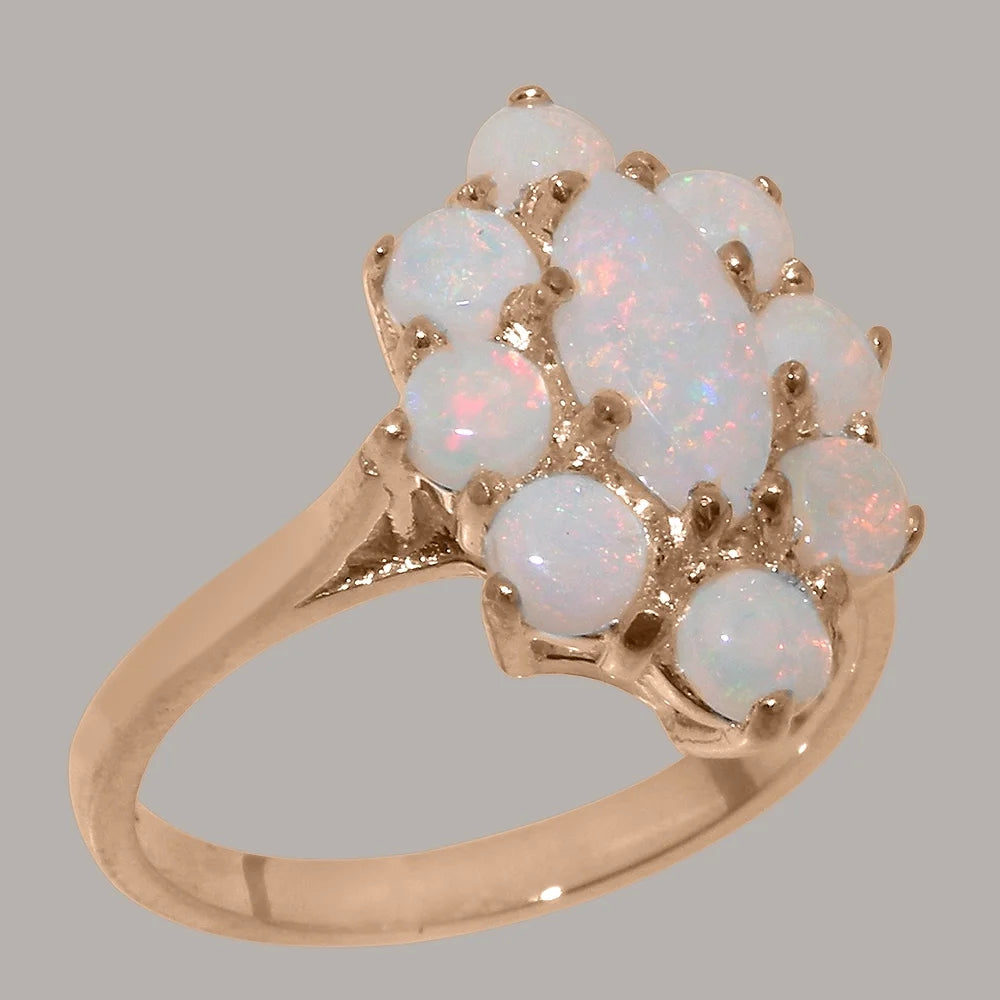 9k Rose Gold Opal Womens Statement Ring N41070