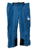 Black Insulated Side-Zip Snow Cargo Pant A861