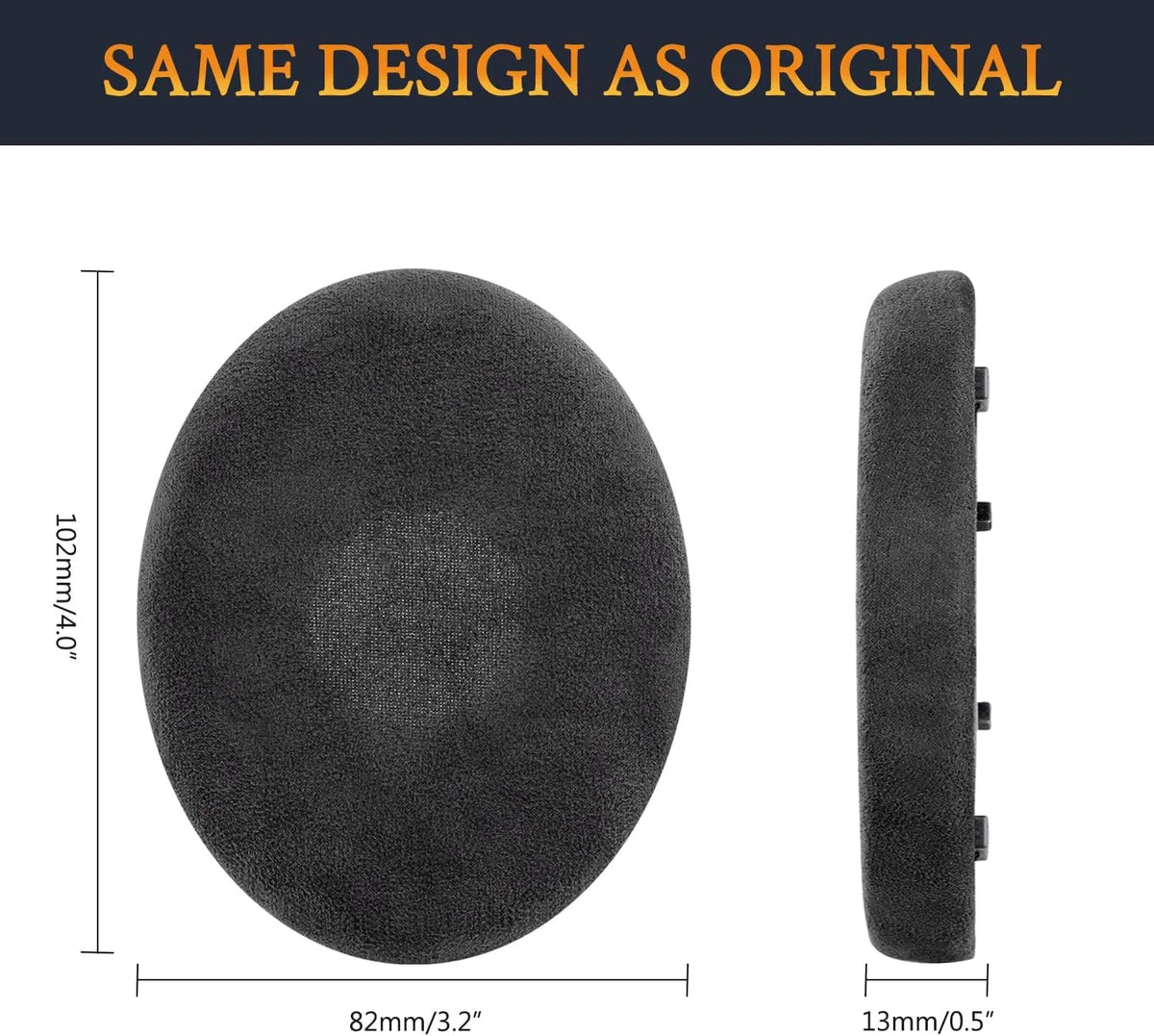 Velour Earpads Replacement for Headphones M486240