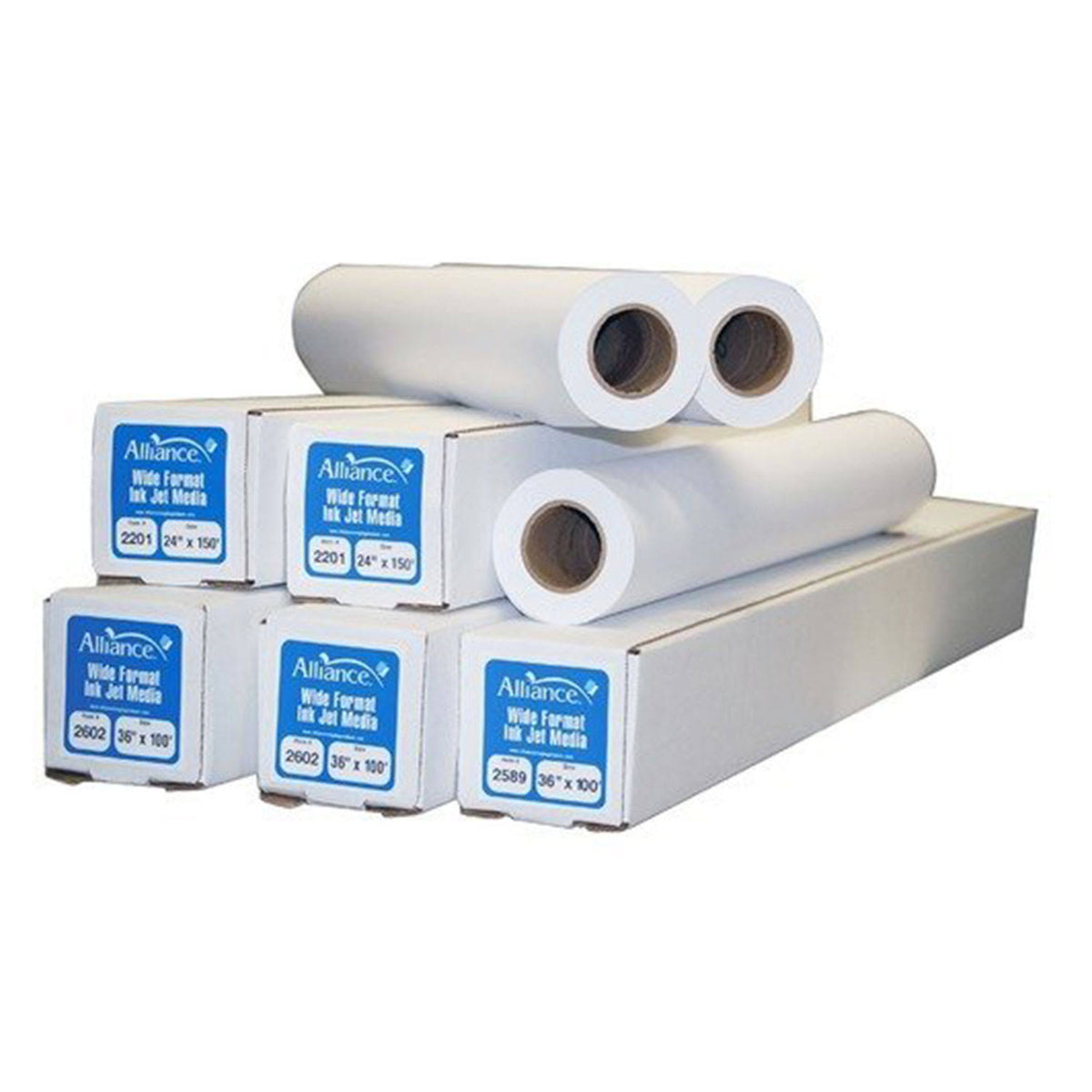 20# Inkjet Bond Wide Format Roll Carton of 4 Rolls L528750