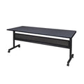 72" Flip Top Mobile Training Table with Modesty O77249