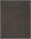 Dark Grey 9' x 12' Shag Area Rug B4632