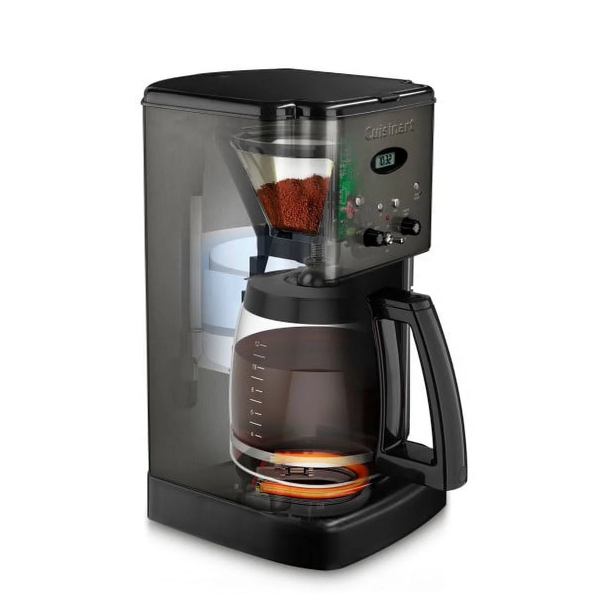 Stainless Steel Black 12 Cup Coffeemaker M7596