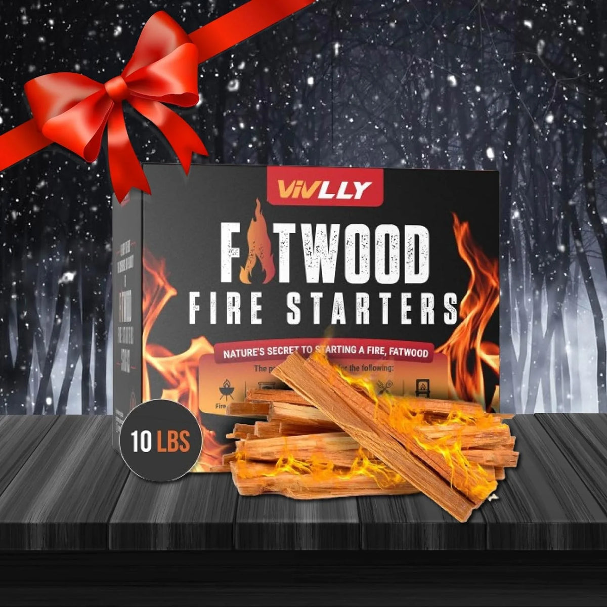 10lb Fatwood Fire Starter Pack S179