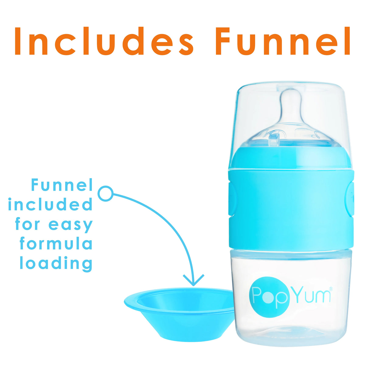 5 oz Sky Blue Anti-Colic Baby Bottle, 3-pack N4909