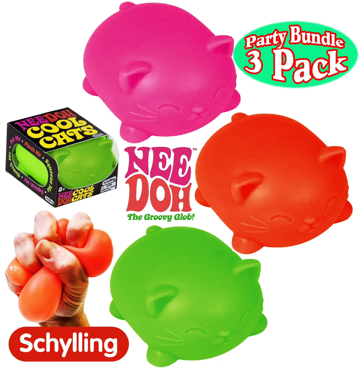 3 Pack Squishy Stress Balls Gift Set Z80283