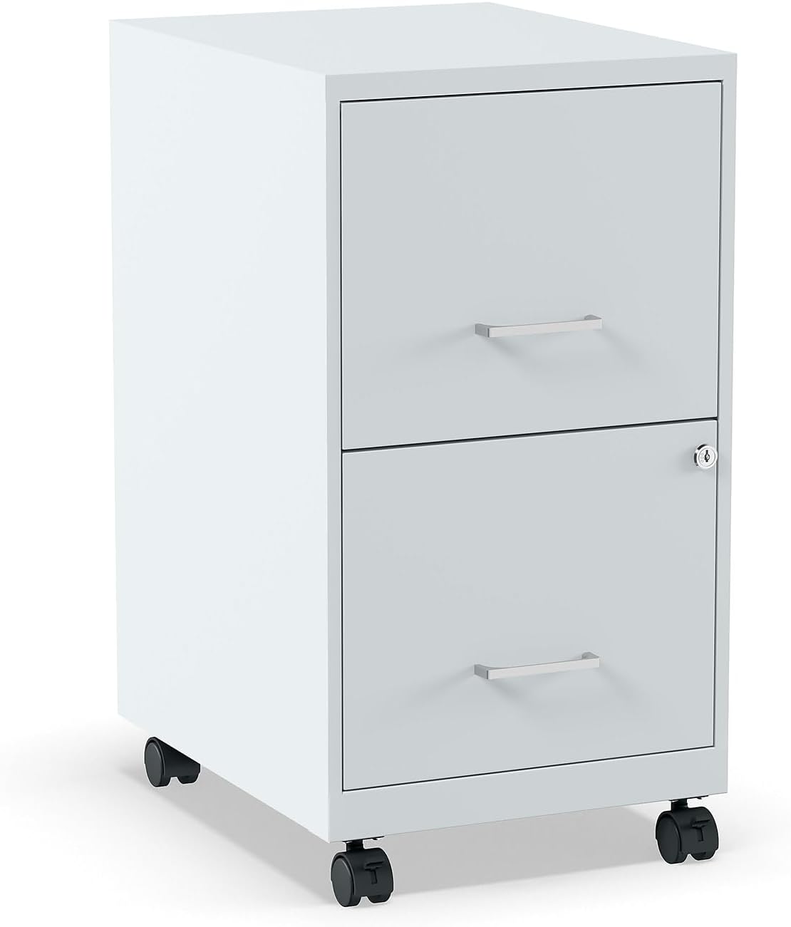 2-Drawer Locking Letter Gray Vertical File Cabinet V5261
