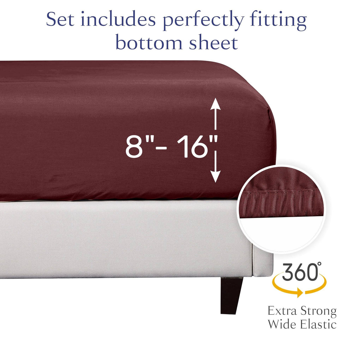 100% Cotton Sateen 1000 Thread Count E84491