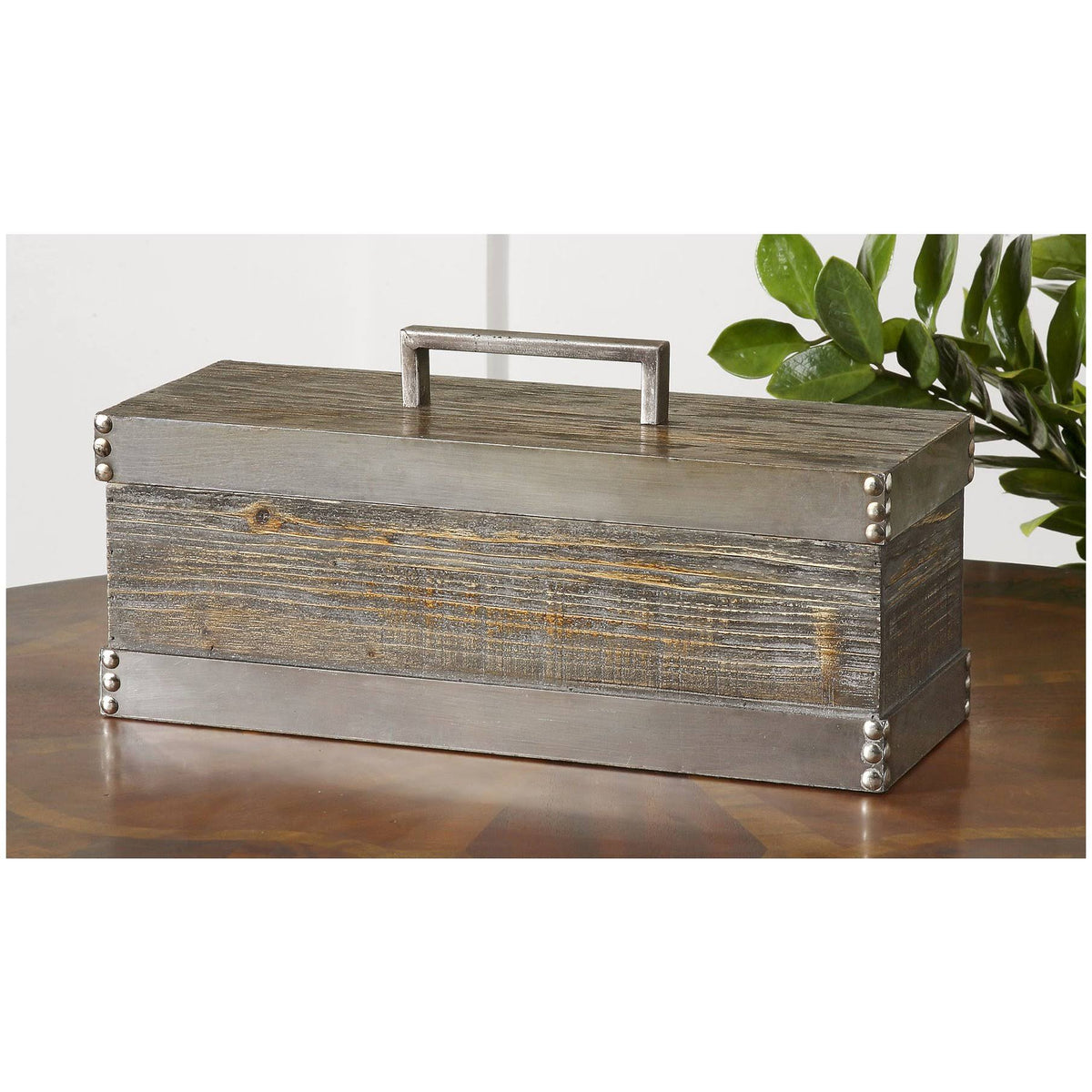 Natural Wood Decorative Box S82928