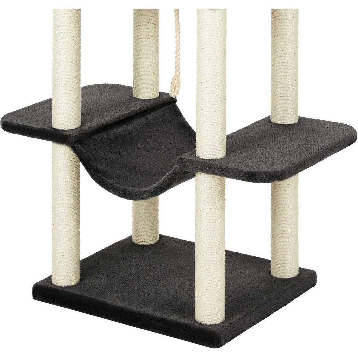 73-in Cat Tree with Hammock Condo and Bed O92417