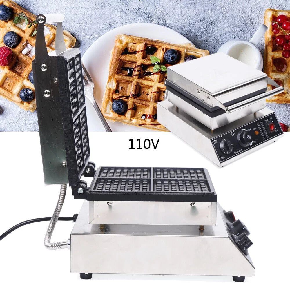 1750W Non-Stick Electric Waffle Maker U986768