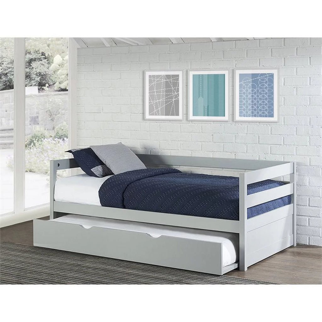 Gray Daybed with Trundle G6936