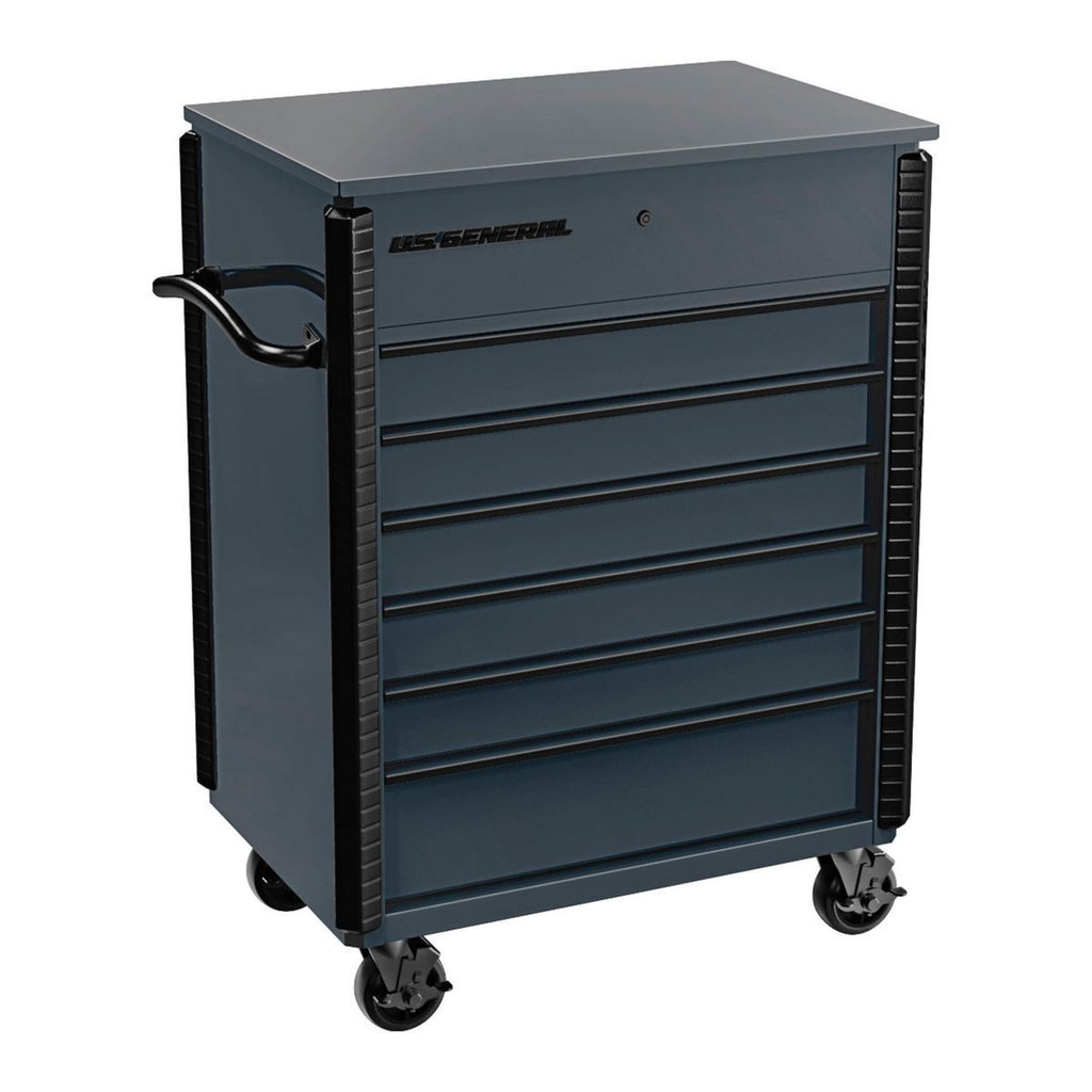Slate Gray 6-Drawer Service Cart U624487