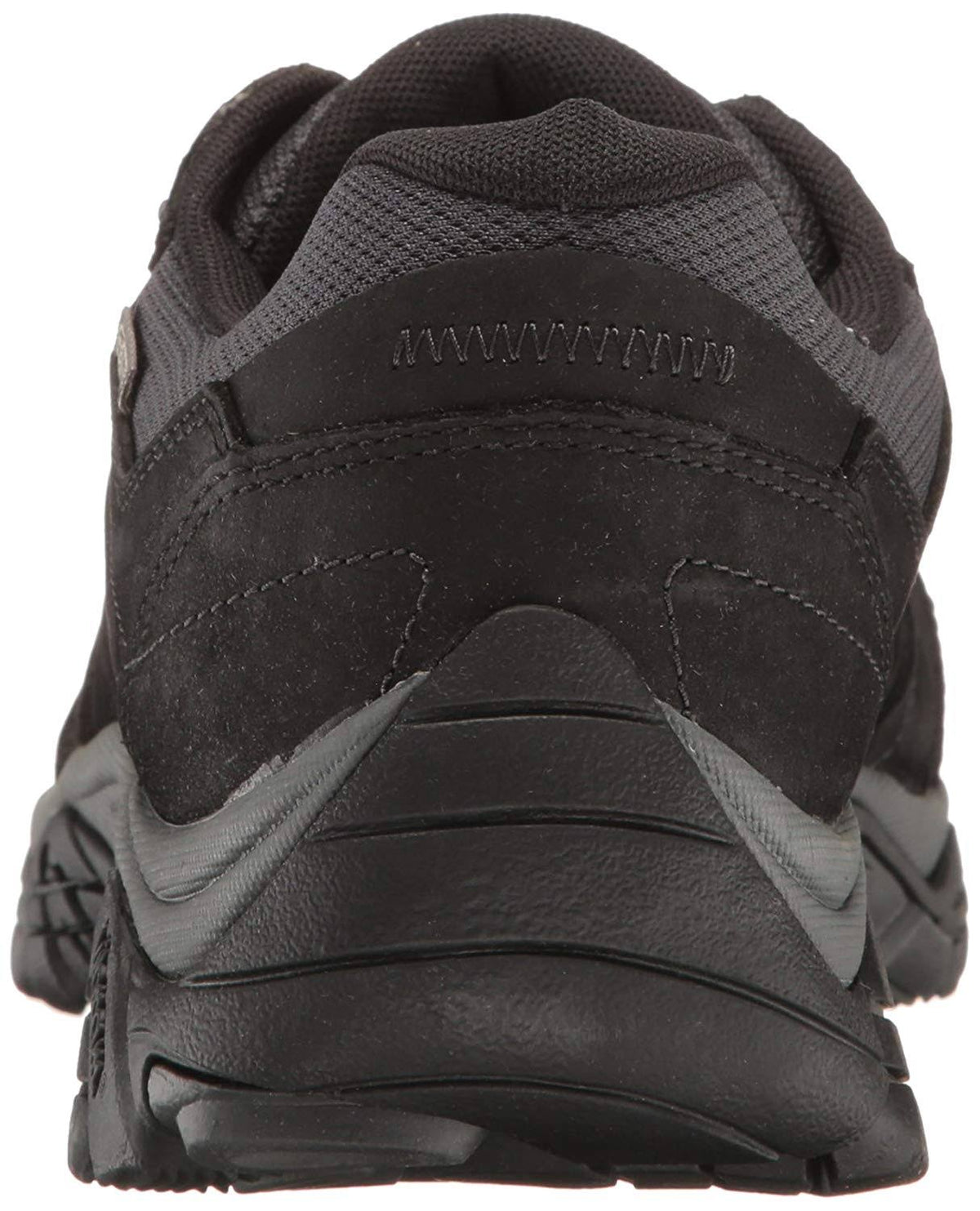 Black Wide Waterproof Lace Shoes Q996