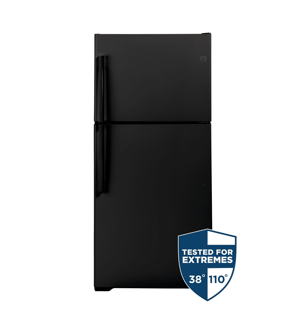 Black Top-Freezer Refrigerator I297