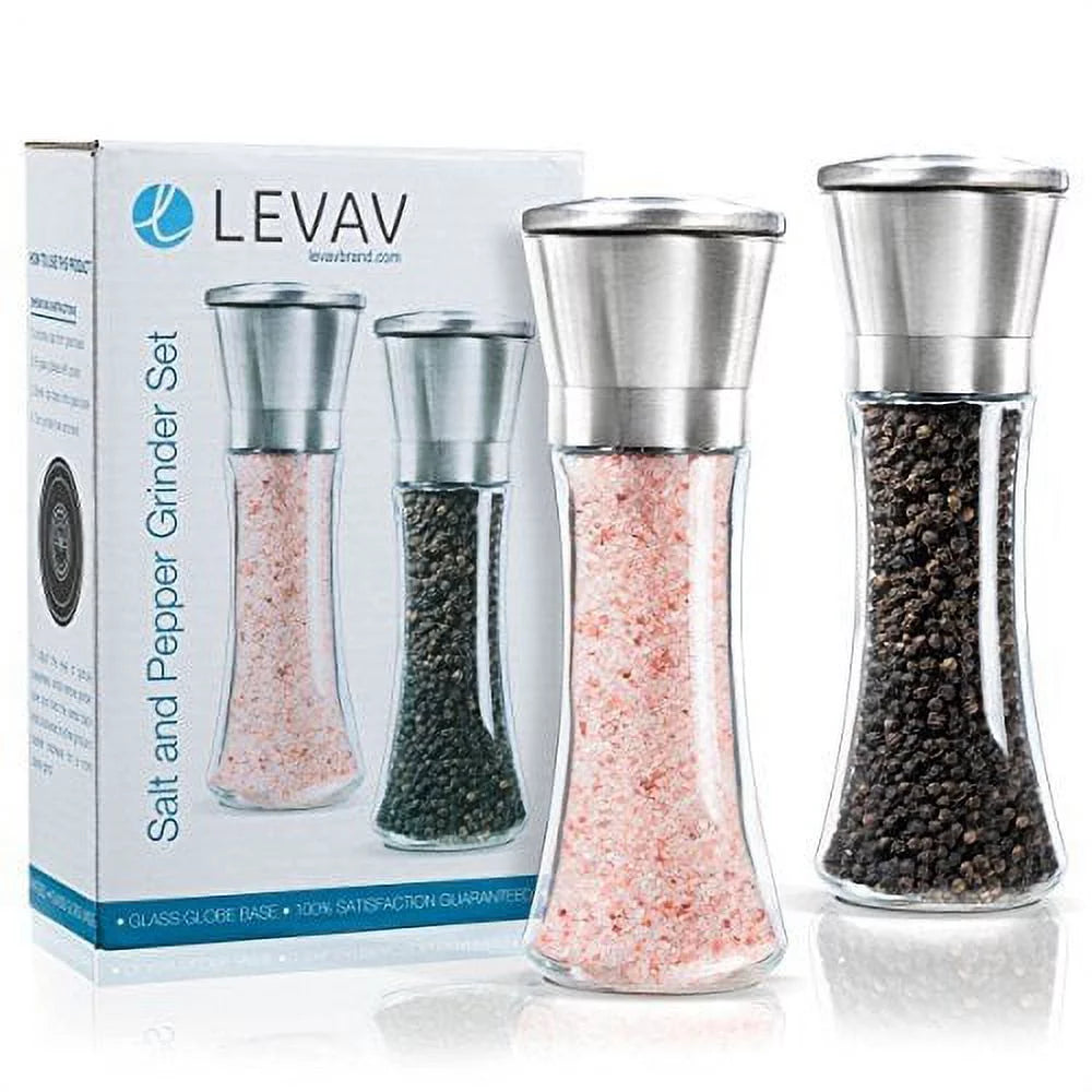 Stainless Steel Salt and Pepper Grinder Set of 2 C91852