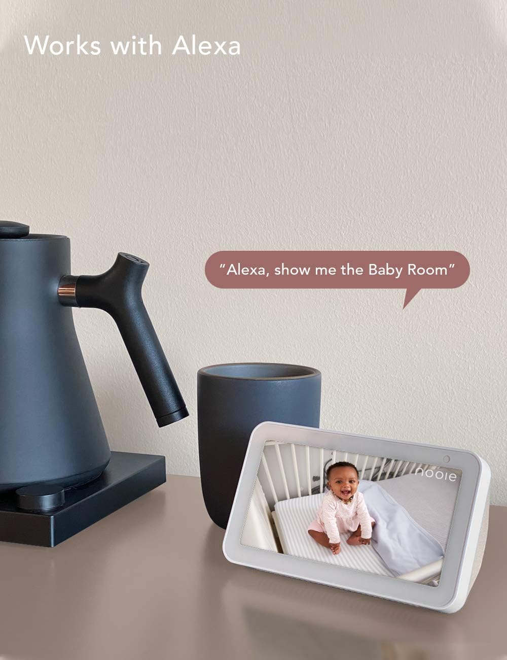 Smart Baby Monitor WiFi Camera 1080P M34214