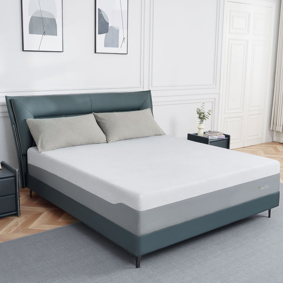 12 Medium Firm Gel Memory Foam Mattress, Full Size C85980