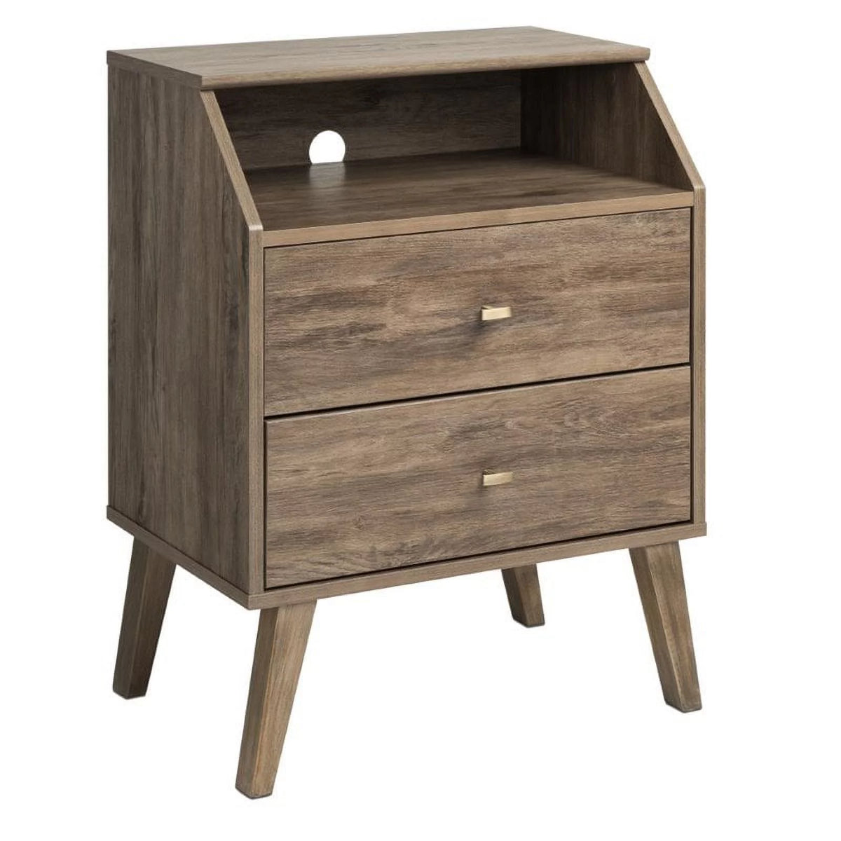 4-Piece Set with 2 Nightstands 7-Drawer Dresser and Computer Desk B6042