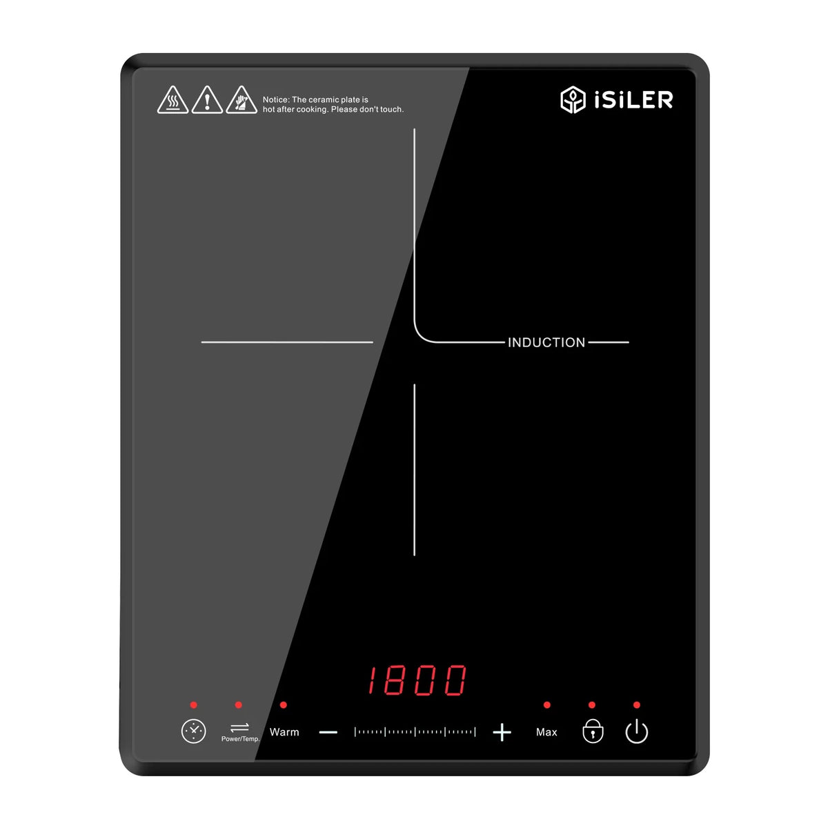1800W Portable Induction Cooktop with Timer E9126
