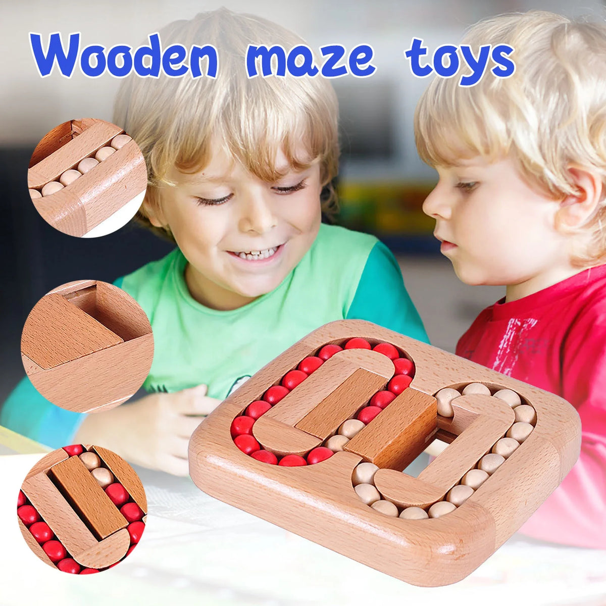 Wood Maze Table Educational Toy O830