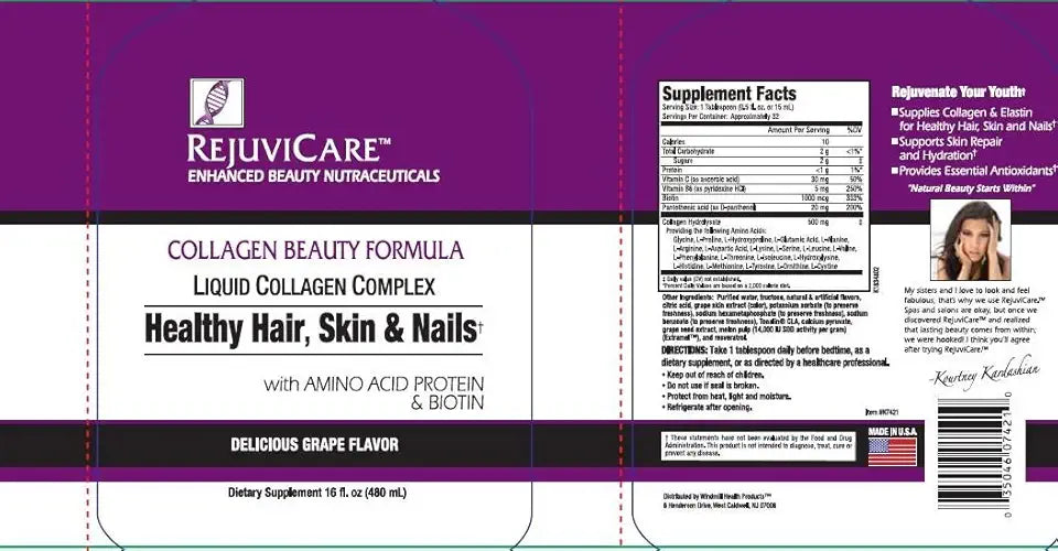 Collagen Beauty Formula Grape 16 oz. 5 Pack F8716